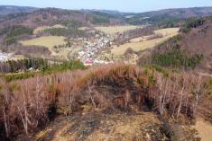 28.3.2022 – požár lesního porostu – Držková, Vančice