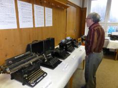 Výstava psacích strojů